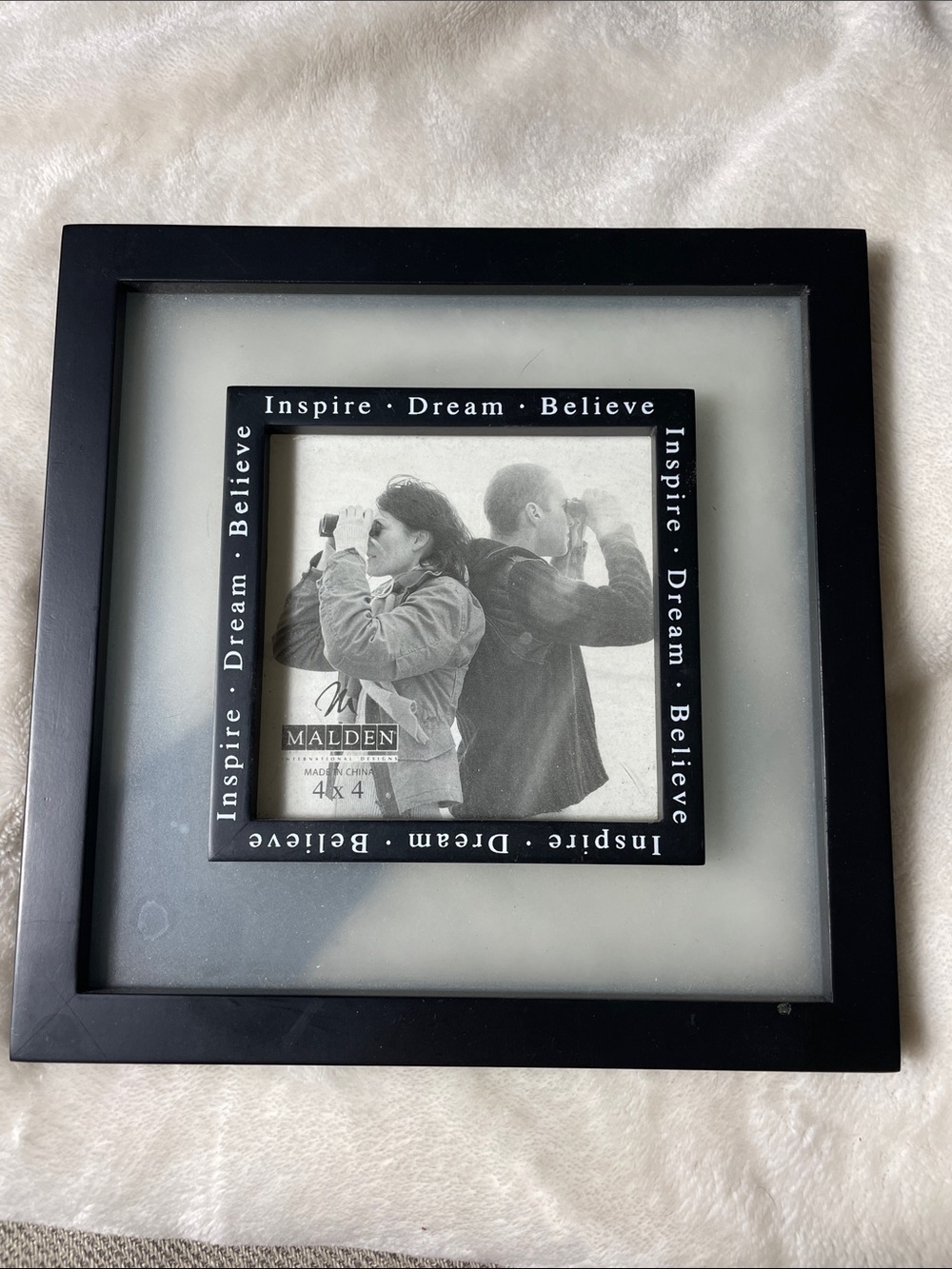 Malden Black Double-Frame Wall Photo Frame NWT